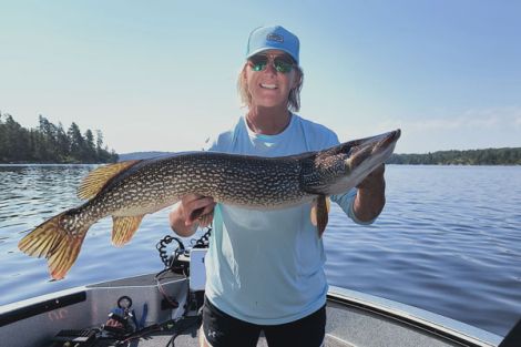 Northern pike fishing in Lake of the Woods