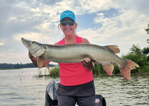 Sport fishing in Lake of the Woods Canada